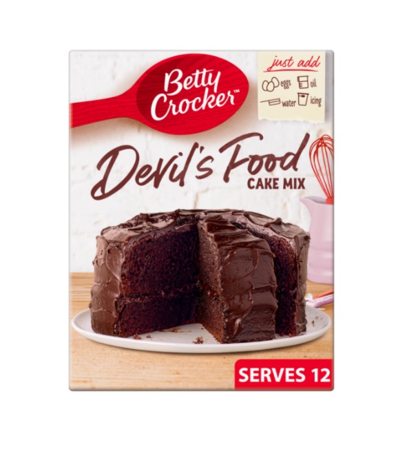Pack of Betty Crocker Devil's Food Cake Mix from Panzer's