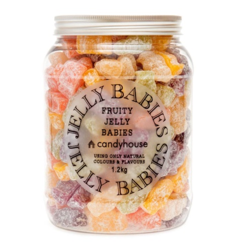 Large Jar of CandyHouse Jelly Babies from Panzer's
