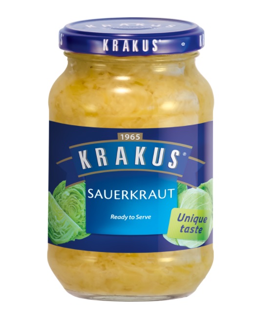 Jar of Krakus Sauerkraut from Panzer's