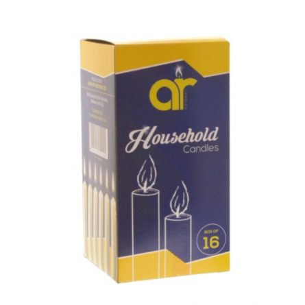 Single Box of 16 Household Candles from Panzer's