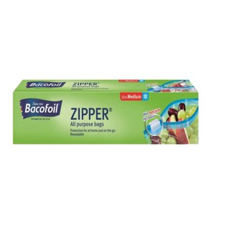 Bacofoil Zipper All Purpose Bags Medium size from Panzer's