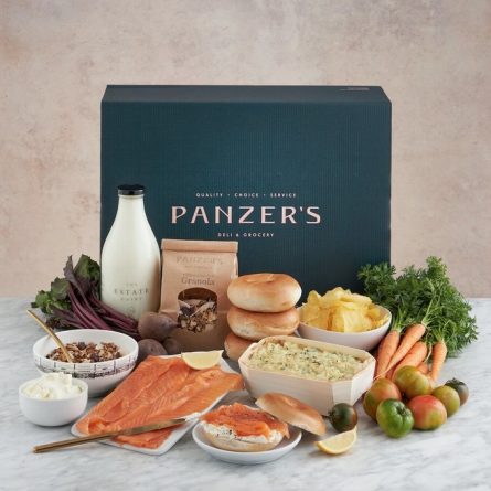 A Weekend Groceries Hamper Box from Panzer's with your favourite pie