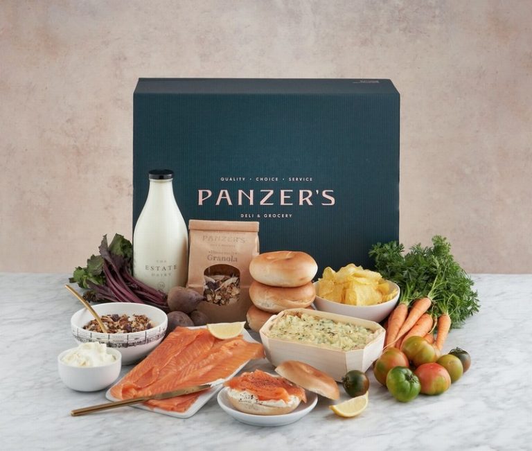 A Weekend Groceries Hamper Box from Panzer's with your favourite pie