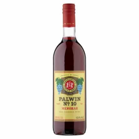 Palwin No 10 Menorah Kosher Wine from Panzer's