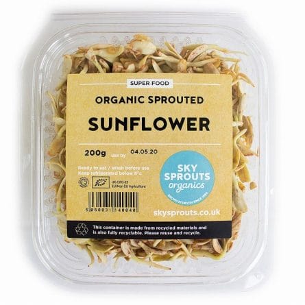 Pack of Organic Sprouted Sunfower Super Food from Panzer's