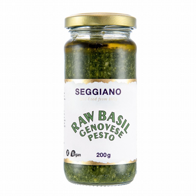 Jar of Seggiano Raw Basil Genovese Pesto from Panzer's