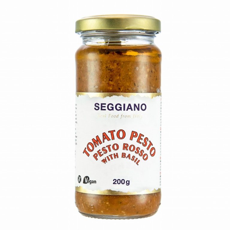 Jar of Seggiano Tomato Pesto with Basil from Panzer's