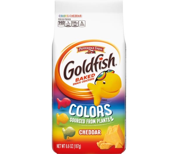 Pack of Pepperidge Farm Goldfish Cheddar Colors from Panzer's