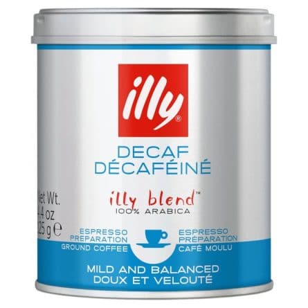 Illy Blend Decaf Espresso Ground Coffee from Panzer's