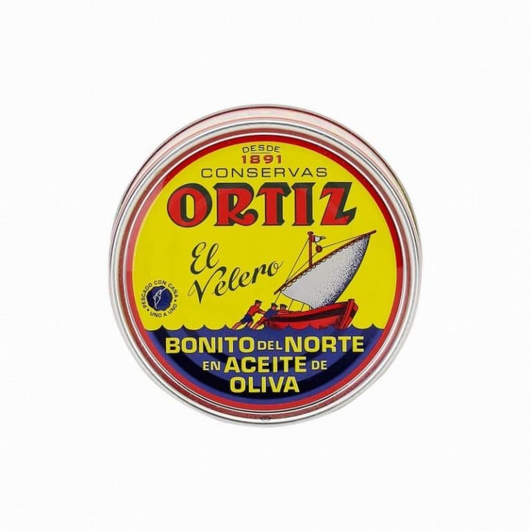 Jar of Ortiz Bonito White Tuna Fillets Large from Panzer's