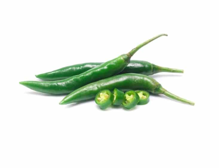 Bunch of Green Thai Chillies from Panzer's
