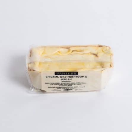 Panzer's Chicken, Wild Mushroom and Leek Pie Square