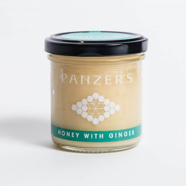 A Single Jar of Honey and Ginger Honey from Panzer's
