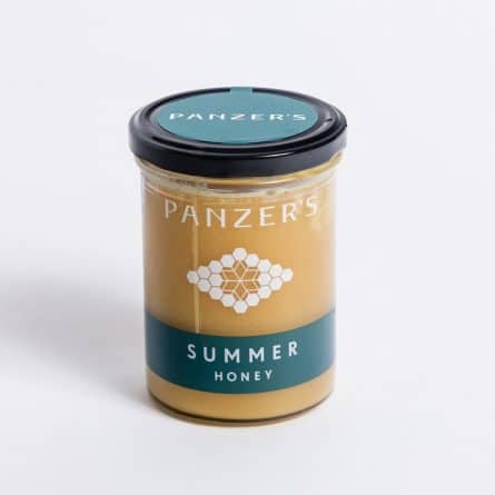 Jar of Raw Summer Honey from Panzer's