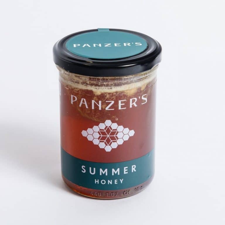 Jar of Summer Runny Honey from Panzer's