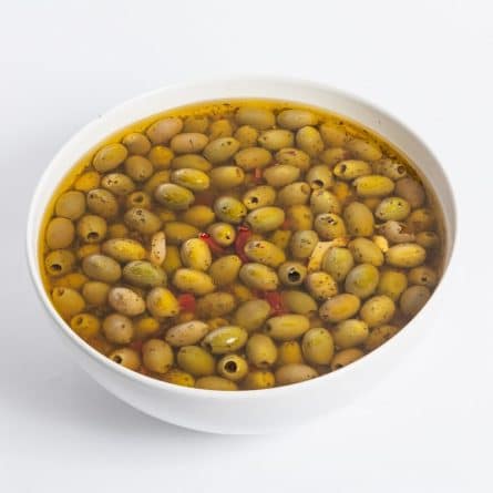 Boscaiola Green Marinated Olives from Panzer's