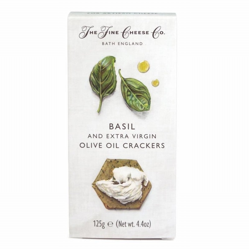 The Fine Cheese Basil and Extra Virgin Olive Oil Crackers from Panzer's