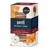 Peter's Yard Fig& Spelt Sourdough Crackers from Panzer's