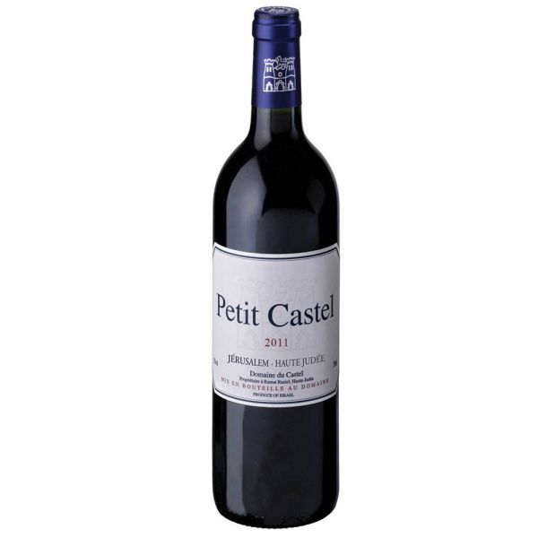 Bottle of Petit Castel Kosher Red Wine from Panzer's
