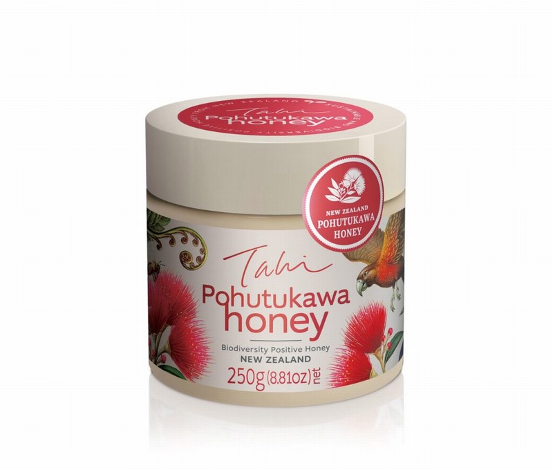 Jar of Tahi Pohutukawa New Zeeland Honey from Panzer's