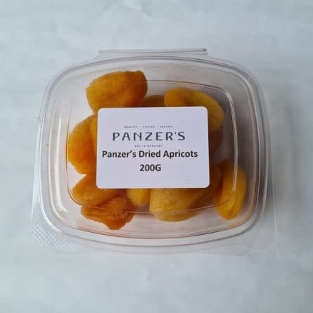 Container of Dried Apricots from Panzer's