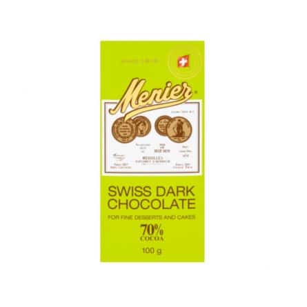 Menier Swiss Dark Chocolate 70% Cacao from Panzer's