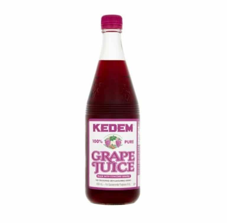 Bottle of Kedem Kosher 100% Pure Grape Juice from Panzer's