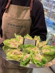 Lettuce leaf canapes by Panzers