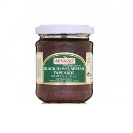Minasso Black Olives Spread Tapenade from Panzer's