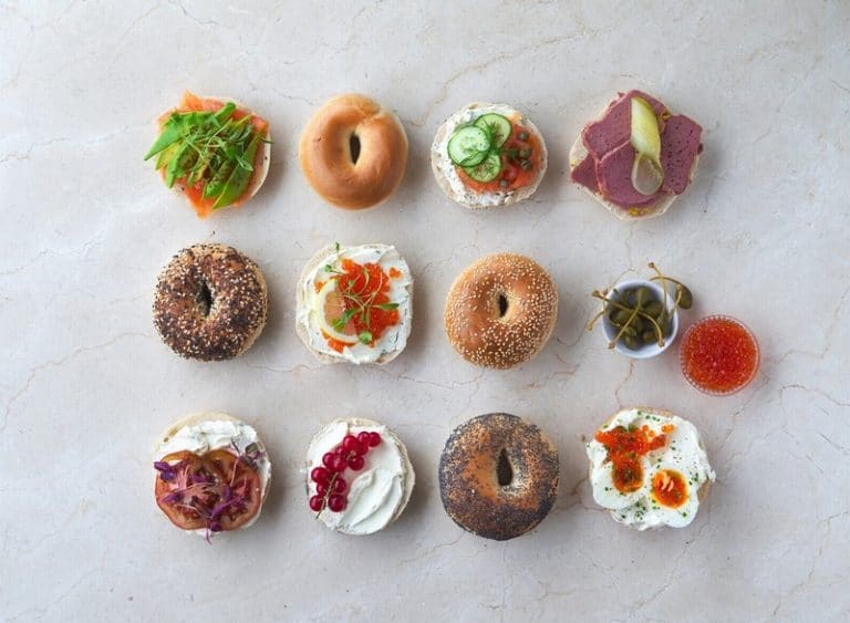 Mini Bagel Boxes from Panzer's with Mixed Fillings