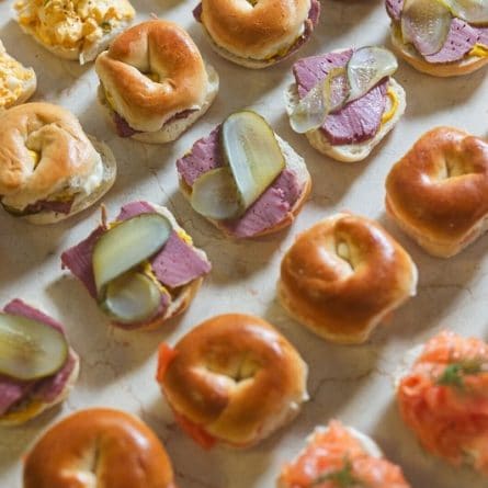 Panzer's Corporate Catering with Mini Bagel Box Square
