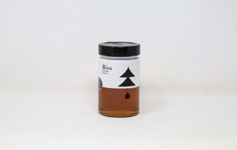 Jar of Riza Fir Tree Honey from Panzer's