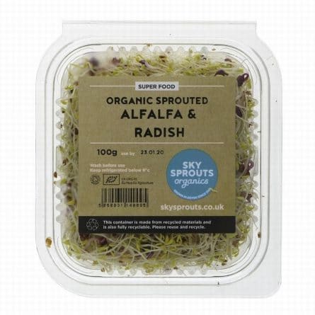 Pack of Organic Sprouted Alfalfa & Radish from Panzer's
