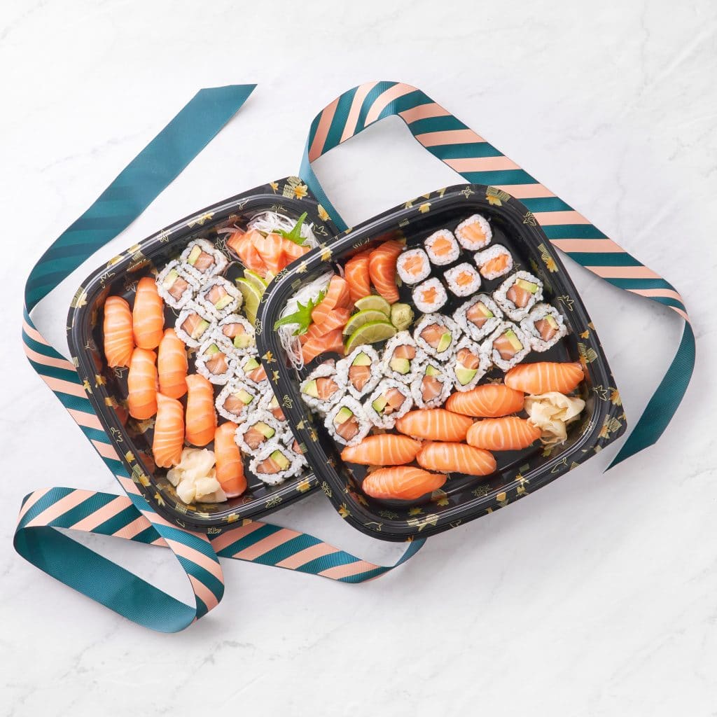 corporate catering sushi platter