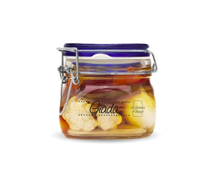 Small Jar of La Giardiniera di Morgan Giada Sweet and Sour Vegetables in Oil from Panzer's