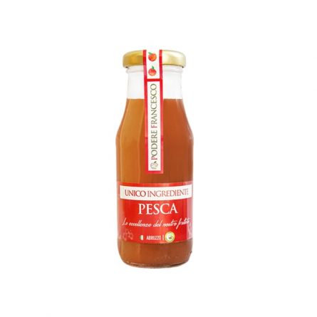 Bottle of Podere Francesco Nectarine Peach Juice from Panzer's