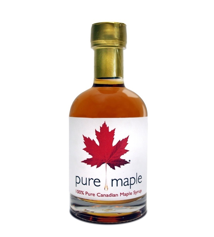 Bottle of 100% Pure Canadian Maple Syrup from Panzer's
