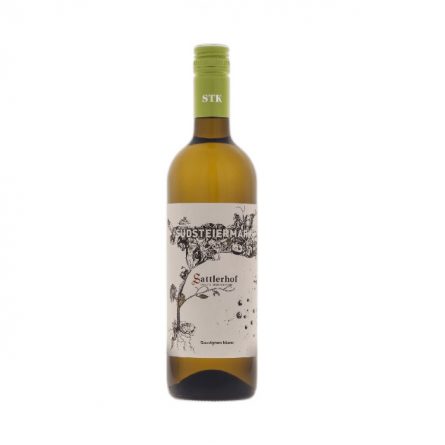 Bottle of Sattlerhoff sauvignon Blanc Gamlitz White Wine from Panzer's