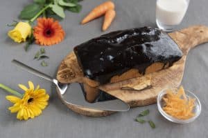 Fabiana Pragier's chocolate covered brazilian carrot cake