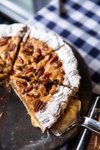 Slices of Panzer's Pecan pie