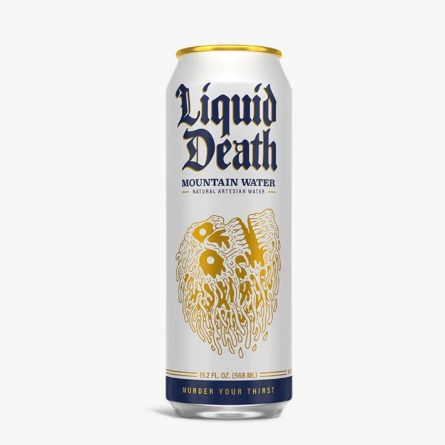 Can of Liquid Death Mountain Water from Panzer's