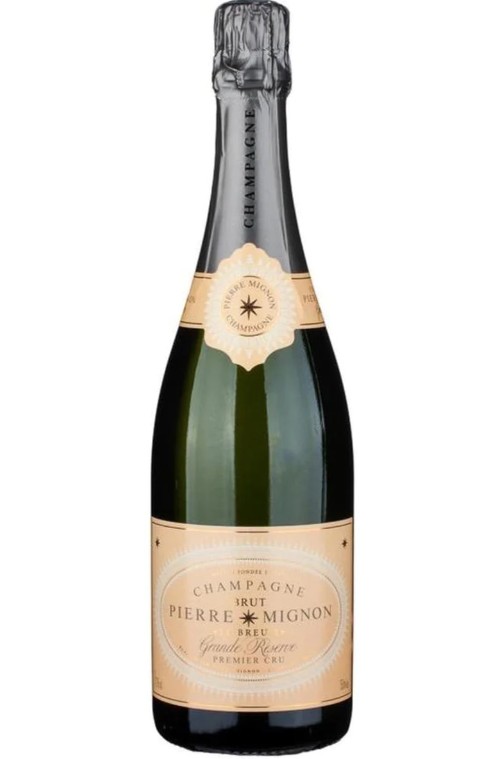 Bottle of Pierre Mignon Brut Premier Cru Champagne from Panzer's