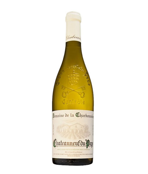 Bottle of Chateauneuf Du Pape Domaine Charbonniere White Wine from Panzer's