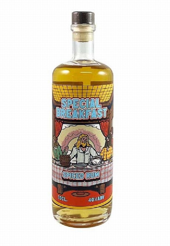 Bottle of Special Breakfast Spiced Rum from Panzer's