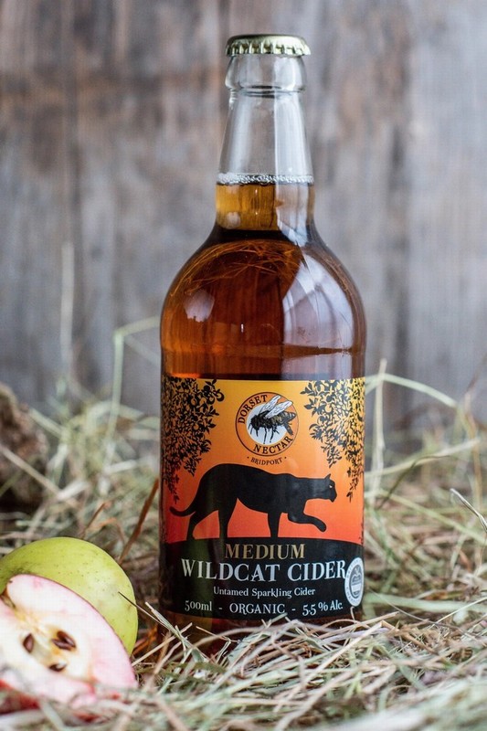Bottle of Dorset Medium Wildcat Cider from Panzer's