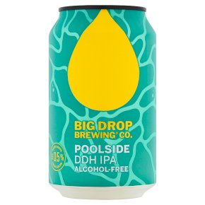 Can of Big Drop Brewing Co. Poolside DDH IPA Alcohol Free Beer from Panzer's