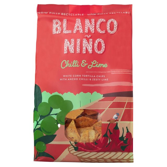 Blanco Nino Chilli and Lime White Corn Tortilla from Panzer's