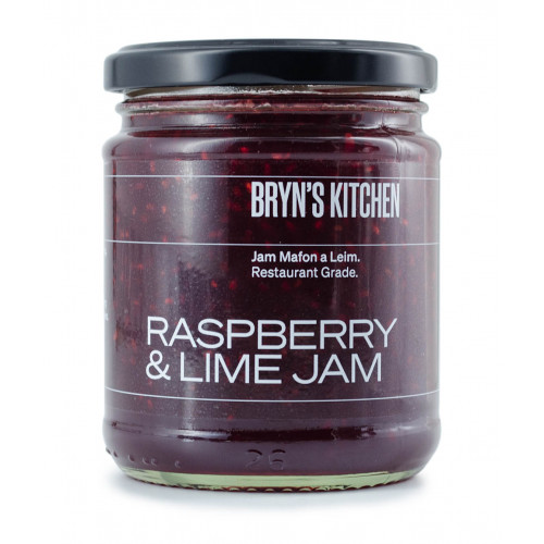 Jar of Bryn's Kitchen Raspberry & Lime Jam from Panzer's