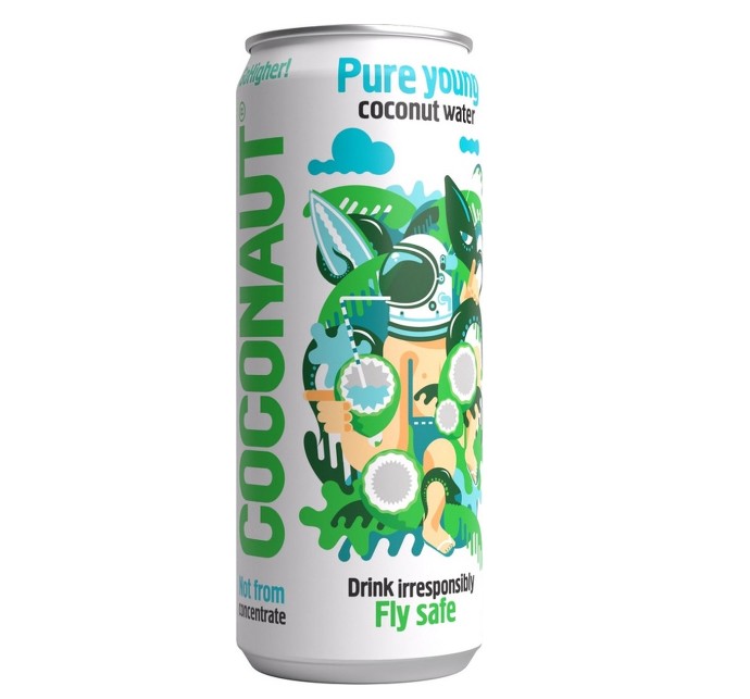 Can of Coconaut Pure Coconut Water from Panzer's