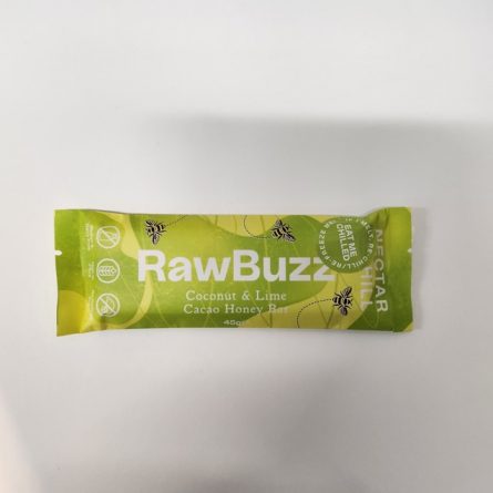 RawBuzz Coconut & Lime Cacao Honey Bar from Panzer's